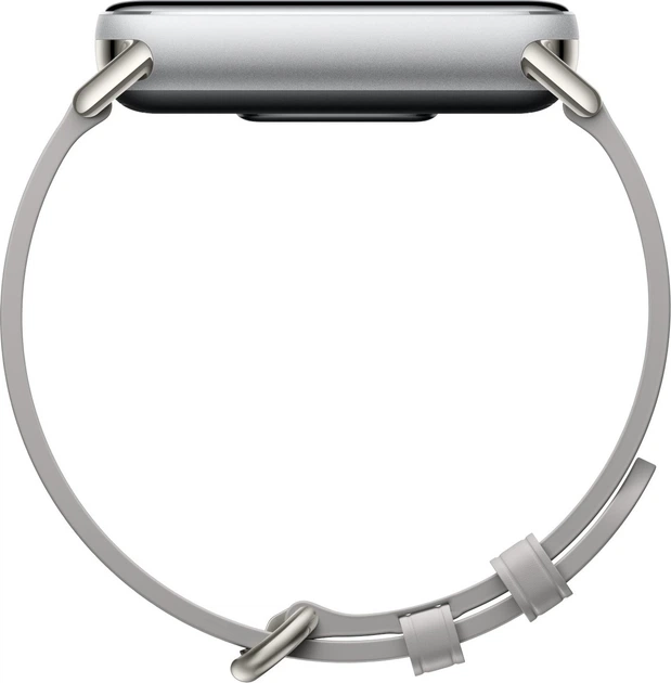 Ремінець Xiaomi Leather Strap для Smart Band 8/9/10 Elephant Gray (BHR07YLGL) - зображення 4