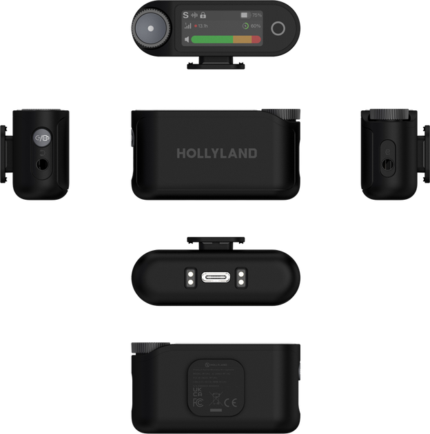 Бездротовий петличний мікрофон Hollyland Lark MAX 2 Combo 4-Person Version Camera RX + USB-C RX (6976068118954) - зображення 2