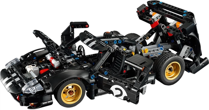 Zestaw klocków LEGO Technic Samochód wyścigowy 1966 Ford GT40 MKII 793 elementy (42223) - obraz 3