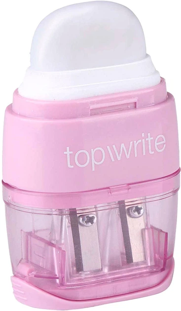 Набір точилок для олівців TOP WRITE з гумками (8711252559551) - зображення 3