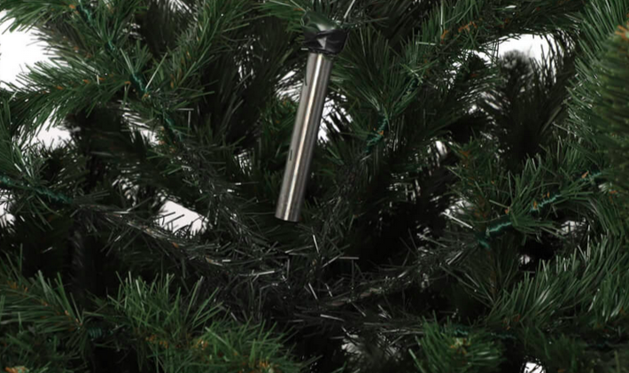 Сосна декоративна Kadax Mantua засніжена ПВХ 220 см K5555 (5903699446973) - зображення 5