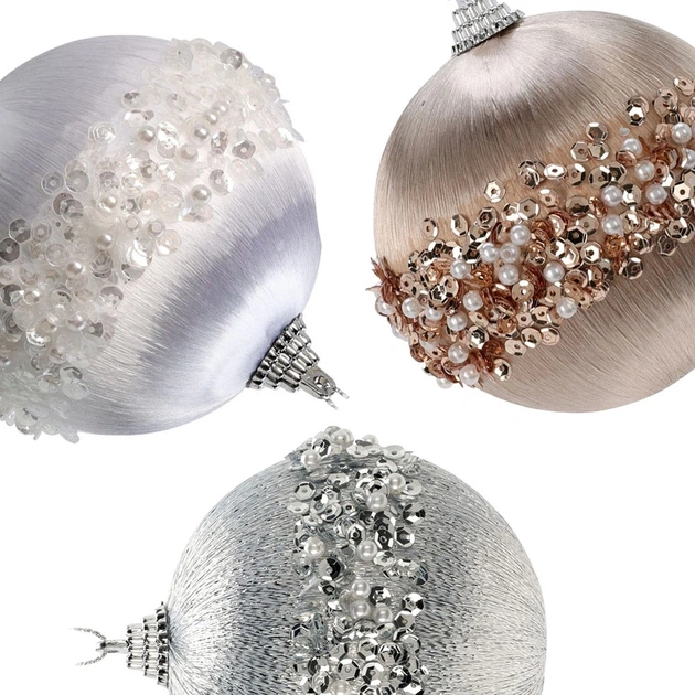 Набір ялинкових кульок Home & Styling Collection 839497 ударостійкі 8 см 12 шт (8721037568517) - зображення 2