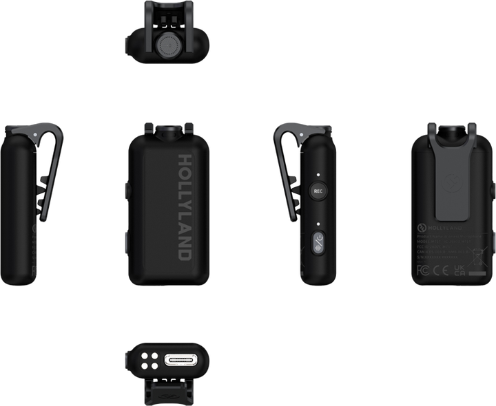 Бездротовий петличний мікрофон Hollyland Lark MAX 2 Combo Camera RX + USB-C RX (6976068117193) - зображення 4