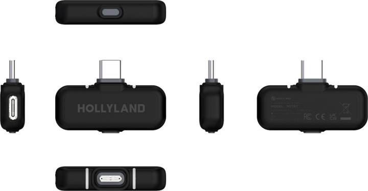 Бездротовий петличний мікрофон Hollyland Lark MAX 2 Combo Camera RX + USB-C RX (6976068117193) - зображення 5
