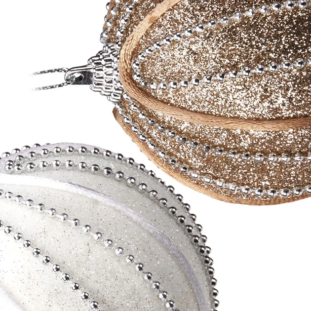 Набір ялинкових кульок Home & Styling Collection 839496 ударостійкі 8 см 12 шт (8721037540292) - зображення 2