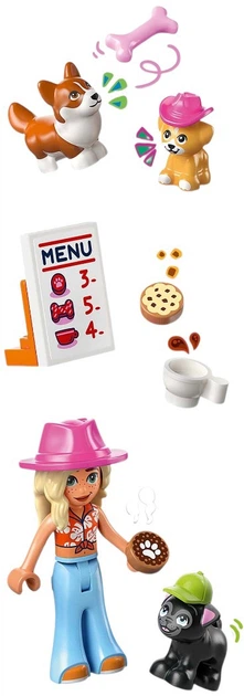 Zestaw klocków LEGO Friends Piekarnia z psimi przysmakami 278 elementów (42677) - obraz 8