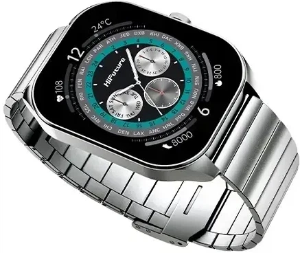Smartwatch HiFuture FutureFit Apex Srebny (6972576181404) - obraz 2