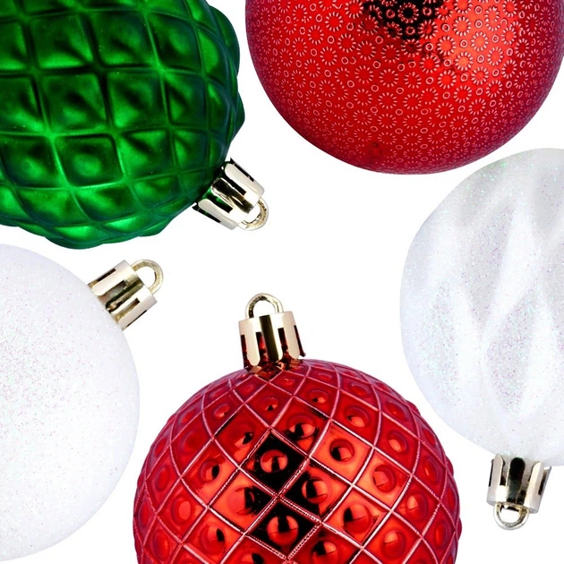 Набір ялинкових кульок Vilde 839471 ударостійкі 6 см 35 шт (8721037241984) - зображення 3