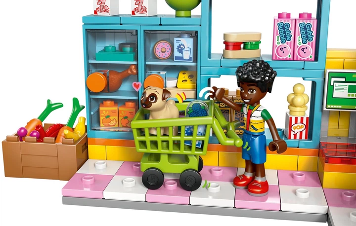Zestaw klocków LEGO Friends Sklep spożywczy w mieście Heartlake 176 elementów (42680) - obraz 3