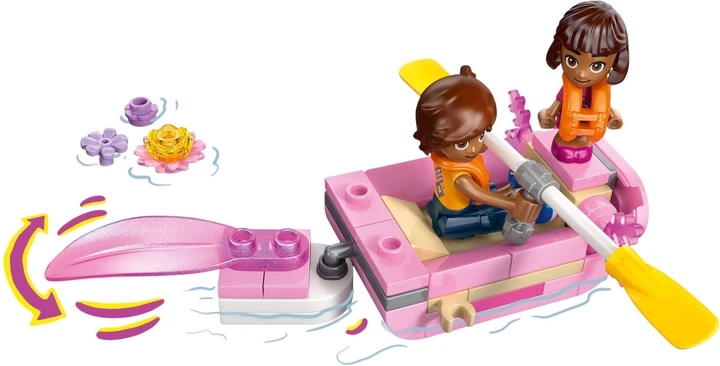Zestaw klocków LEGO Friends Przygoda na aksolotlowej łodzi 95 elementów (42681) - obraz 5