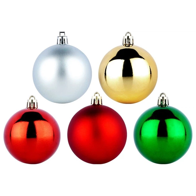 Набір ялинкових кульок Vilde 839429 ударостійкі 6 см 50 шт (5904316479190) - зображення 4