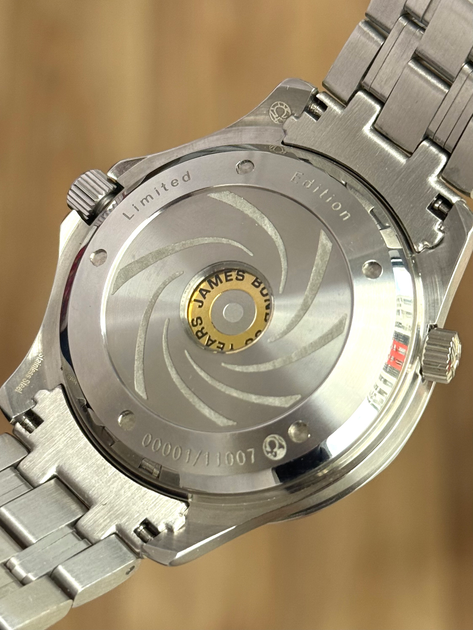 Наручные часы в стиле OMEGA Seamaster 300M 007 James Bond Limited Черные - изображение 8