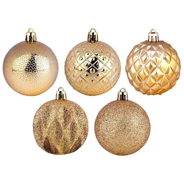 Набір ялинкових кульок Vilde 839470 ударостійкі 6 см 35 шт (8721037093736) - зображення 4