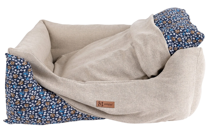 Чохол Amiplay для лежанки Moni розмір L Бежевий (5907563304673) - зображення 2
