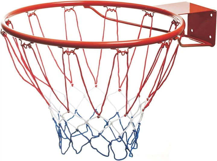 Баскетбольне кільце Mondo з металевим обручем та сіткою 46 см (18299) (8001011182992) - зображення 1