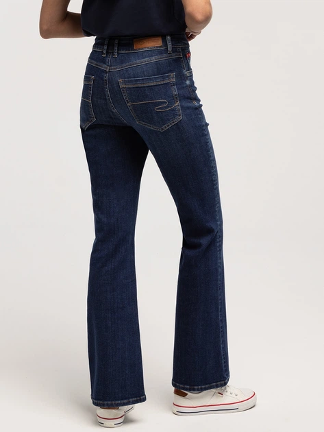 Jeansy dzwony damskie z wysokim stanem Lee Cooper Becca 2418 26-30 Granatowe (5905991716129) - obraz 2
