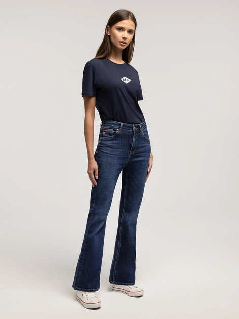 Jeansy dzwony damskie Lee Cooper Becca-3200 W26L30 Granatowe (5905991761013) - obraz 5