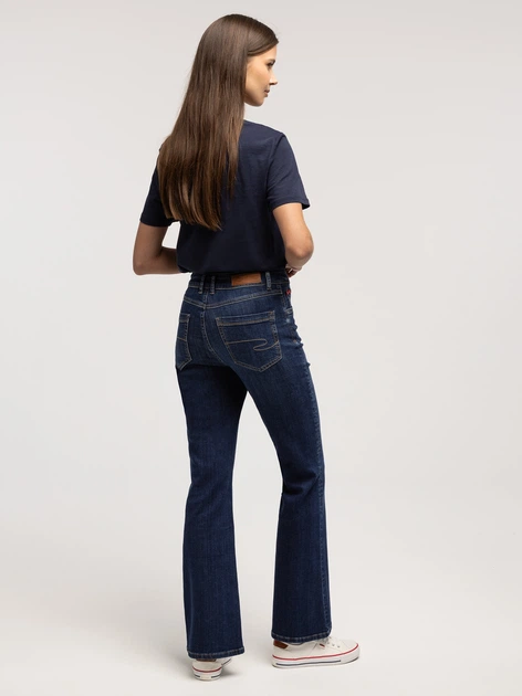 Jeansy dzwony damskie Lee Cooper Becca-3200 W27L30 Granatowe (5905991761037) - obraz 4