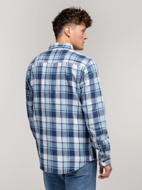 Сорочка бавовняна чоловіча Lee Cooper Scott-5817 L Синя (5905991748571) - зображення 2