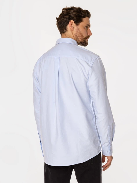 Koszula męska bawełniana Lee Cooper Lloyd Oxford XL Błękitna (5905991751250) - obraz 2
