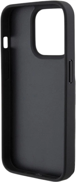 Etui Karl Lagerfeld Saffiano Cardslots and Stand Monogram Ikonik Patch do Apple iPhone 15 Pro Black (KLHCP15LSAKKNSCK) - obraz 7