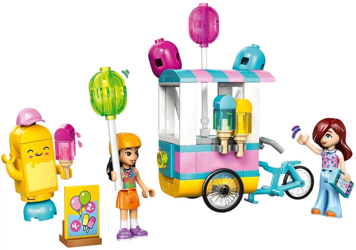 Zestaw klocków LEGO Friends Stoisko z lodami i balonami 107 elementów (42692) - obraz 2
