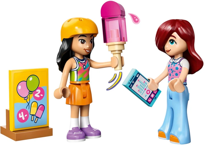 Zestaw klocków LEGO Friends Stoisko z lodami i balonami 107 elementów (42692) - obraz 9