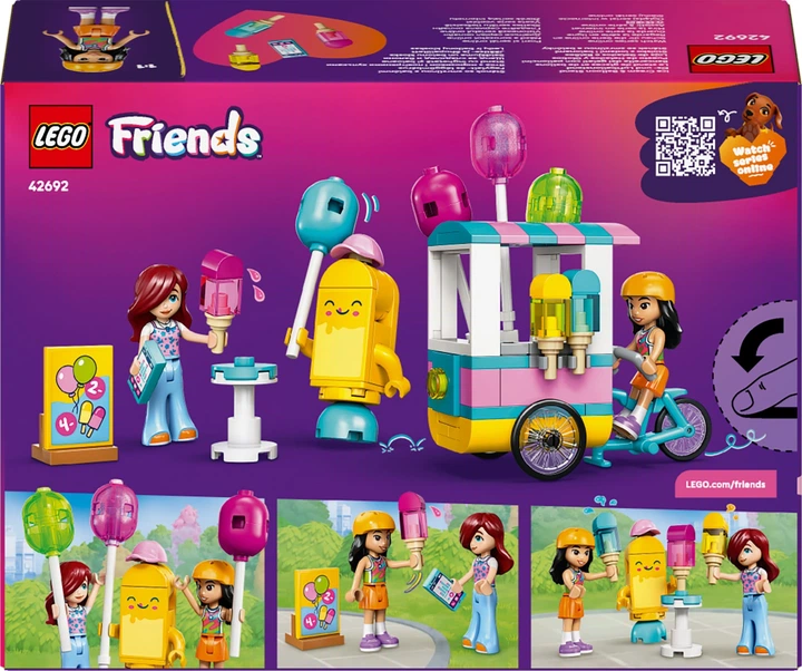 Zestaw klocków LEGO Friends Stoisko z lodami i balonami 107 elementów (42692) - obraz 10
