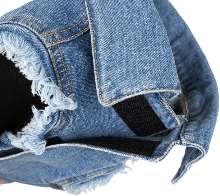 Куртка для собак Amiplay Denim 35 см Синя (5907563277274) - зображення 4