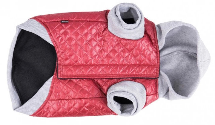 Куртка для собак Amiplay Boston з капюшоном 33 см Бордова (5907563239715) - зображення 2
