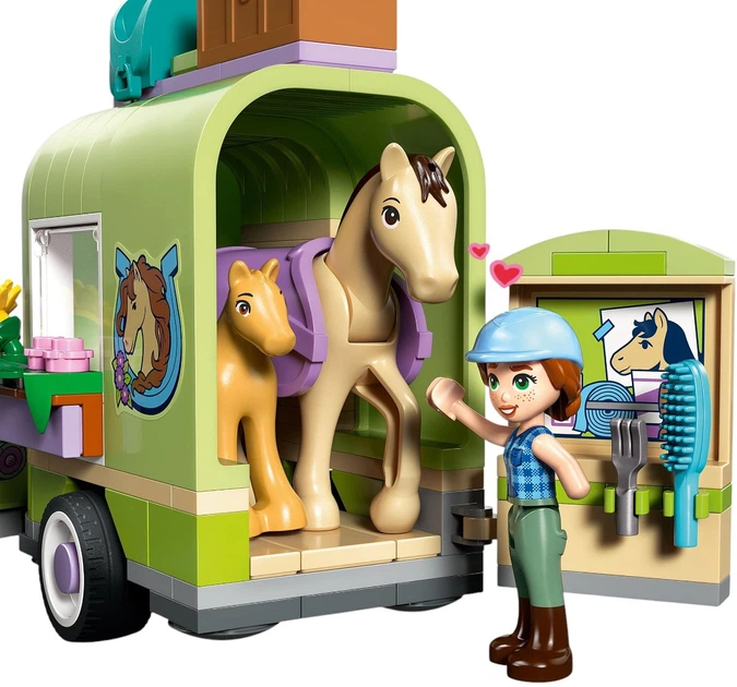 Конструктор LEGO Friends Причіп з конем і лошам 279 елементів (42695) - зображення 4