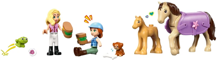 Конструктор LEGO Friends Причіп з конем і лошам 279 елементів (42695) - зображення 5