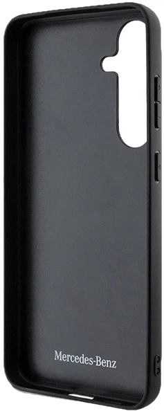 Etui plecki Mercedes Benz Leather Curved Stitches na Samsung Galaxy S24 (S921) Czarne (3666339240974) - obraz 2