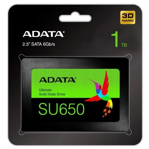 Твердотельный накопитель SSD 1Tb, ADATA Ultimate SU650, SATA3, 2.5" (ASU650SS-1TT-R) - изображение 3