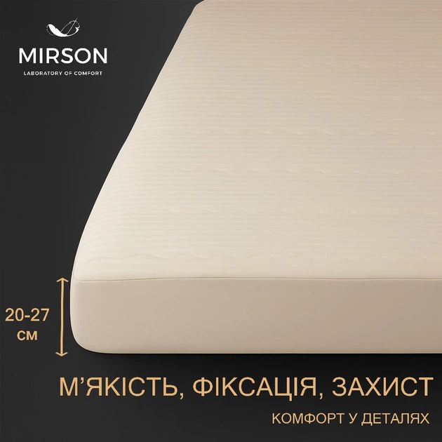 Наматрасник MirSon Carmela Cotton 461 150x200 см (2200000388452) - изображение 3