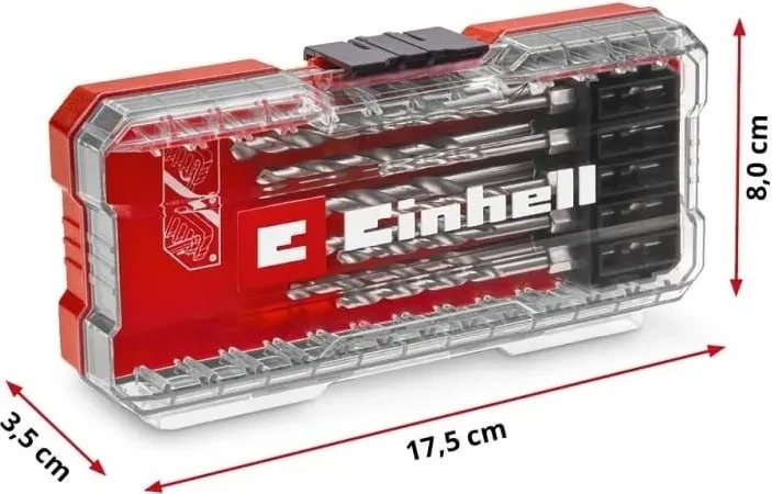 Набір свердел по металу Einhell HSS, 2-6.5мм, кейс, 10шт (00134133) - изображение 5