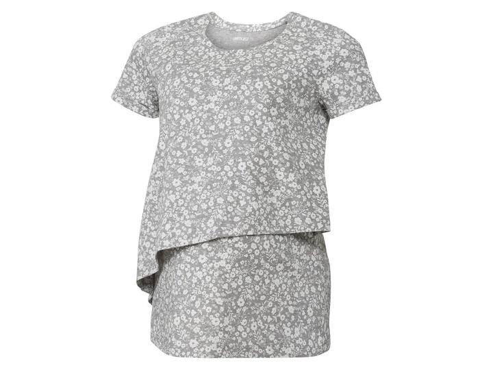 Пижама для кормящих мам (футболка и шорты) для женщины Esmara LIDL 368057 XS Серый - Фото 5 Пижама для кормящих мам (футболка и шорты) для женщины Esmara LIDL 368057 XS Серый - изображение 5