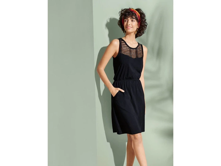 Платье с кружевом для женщины Esmara LYCRA® 371392 L Черный - Фото 2 Платье с кружевом для женщины Esmara LYCRA® 371392 L Черный - изображение 2