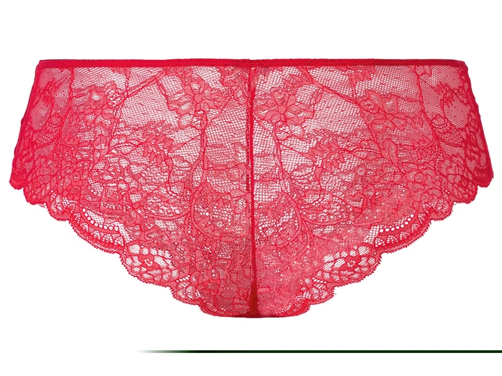 Трусики-хіпстери набір 2 шт. мереживні для жінки Esmara LYCRA® 389648 M червоний - зображення 3