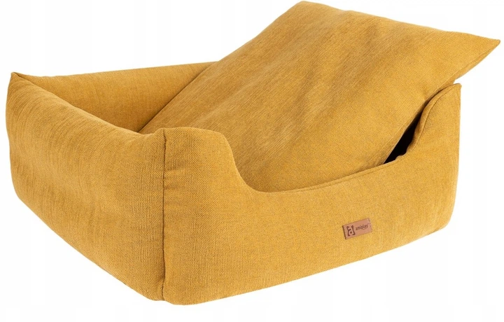 Чохол Amiplay для лежанки Moni розмір L Жовтий (5907563304680) - зображення 3