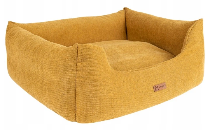 Чохол Amiplay для лежанки Moni розмір L Жовтий (5907563304680) - зображення 4