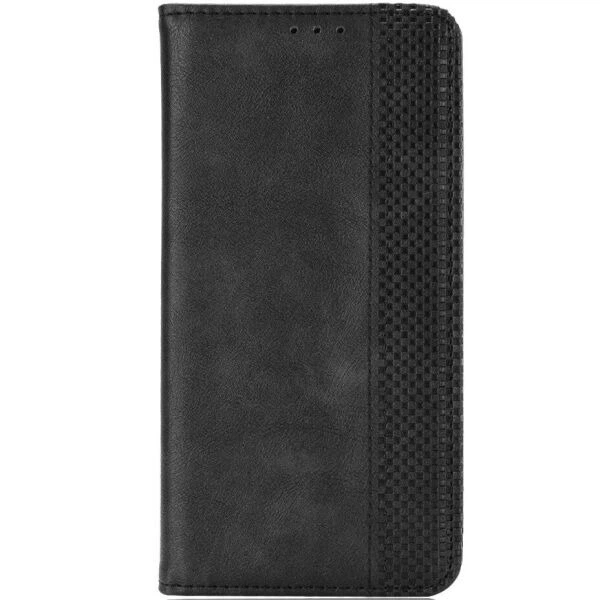Чехол Deexe Retro Style для Motorola Moto G57 / G57 Power / G67 Power - Black - изображение 4