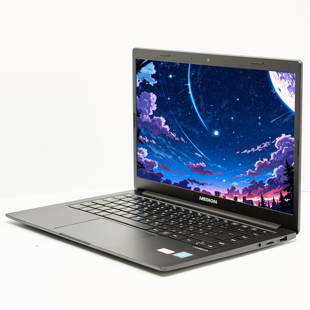 Ноутбук 14" Medion (Lenovo Group) Akoya E4251 Intel RAM 8 ГБ SSD 128 ГБ Intel Graphics Ультрабук Метал б/в Win10 (4700) - изображение 3