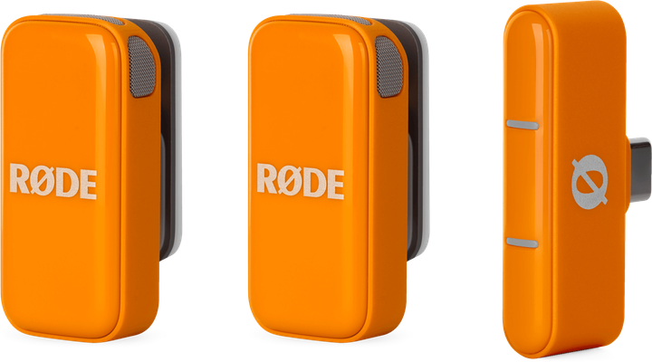 Mikrofon Rode Wireless Micro USB-C Pomarańczowy (698813017942) - obraz 2