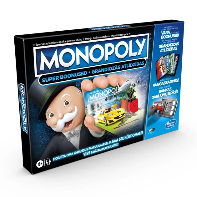 Gra planszowa Hasbro Monopoly Bonus bez granic - wersja estońsko-łotewska (264823641) - obraz 2