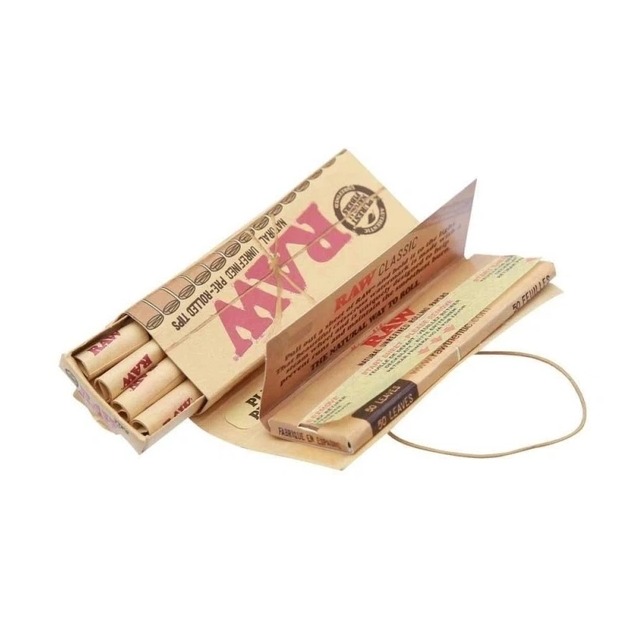 Бумага для самокруток RAW Connoisseur 1¼" + Pre-Rolled Рав конопляная 76 х 44 мм - изображение 3