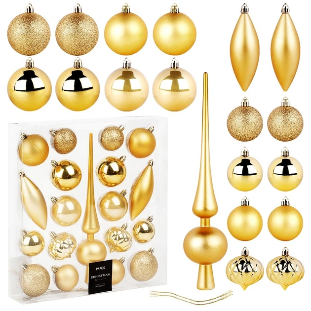 Набір ялинкових кульок Vilde 839494 ударостійкі з шипцем 19 шт (8721037257985) - зображення 5