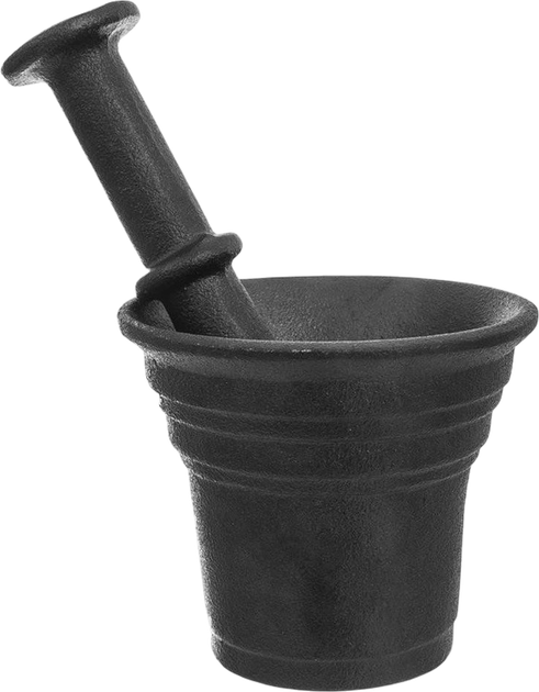 Moździerz do przypraw Orion Litina żeliwny czarny (8592381162498) - obraz 1