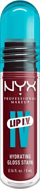 Блиск для губ NYX Professional Makeup Lip I.V. 08 Drippin' in Rose зволожувальний 5 мл (800897267032) - зображення 1