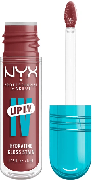 Блиск для губ NYX Professional Makeup Lip I.V. 02 Hydra Honey зволожувальний 5 мл (800897266974) - зображення 2